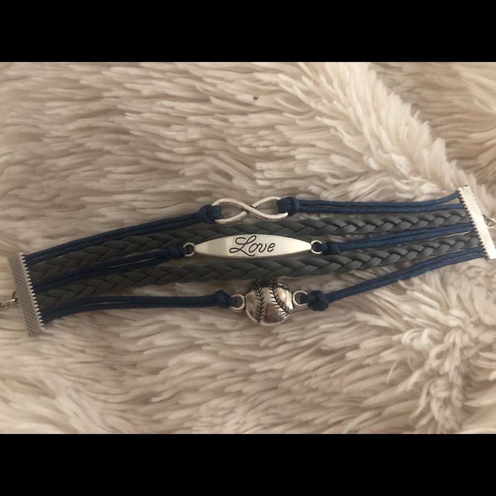Infinity Collection Baseball Bracelet